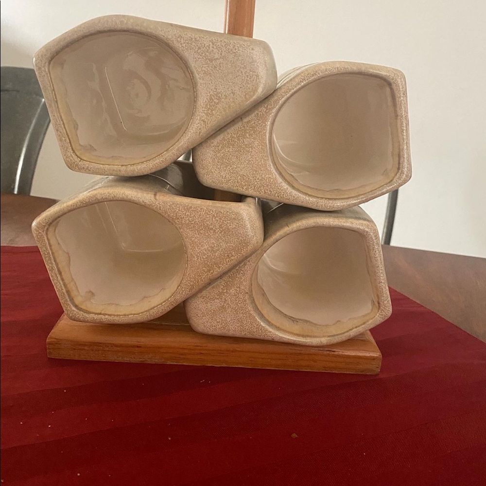 Vintage midcentury padilla stoneware mugs